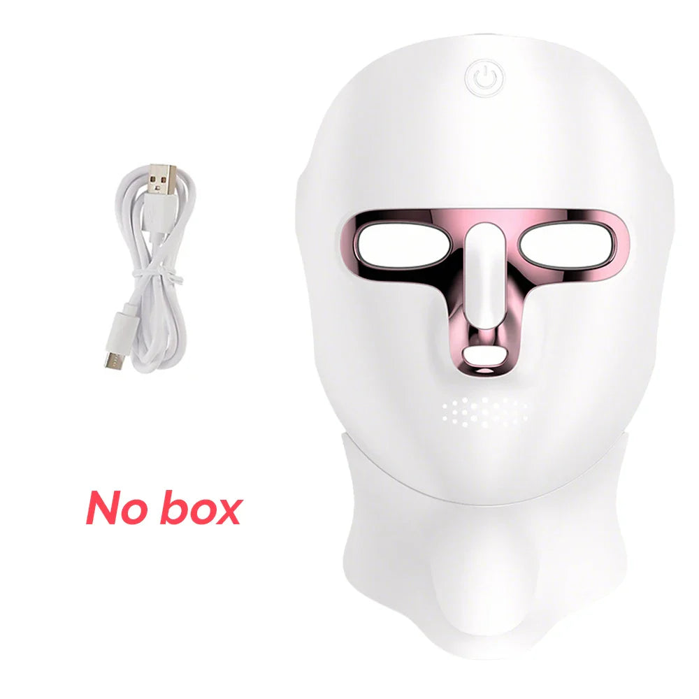 Wireless 7 Colors Photon Face & Neck LED Beauty Mask