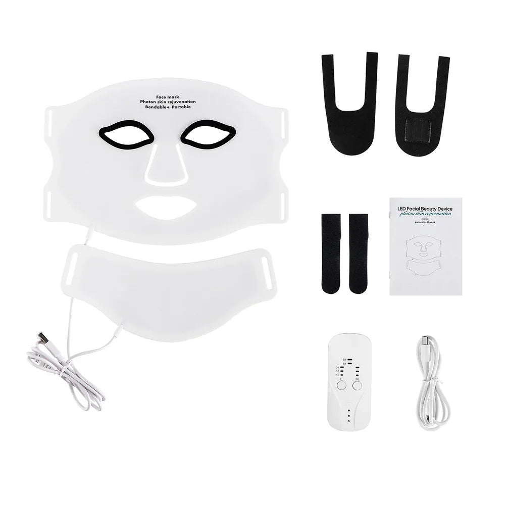 Silicone LED Mask Face Repair Skin Wireless Use