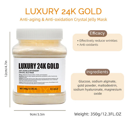 350g Jelly Mask Powder – Rose & Lavender Crystal Collagen Facial Mask