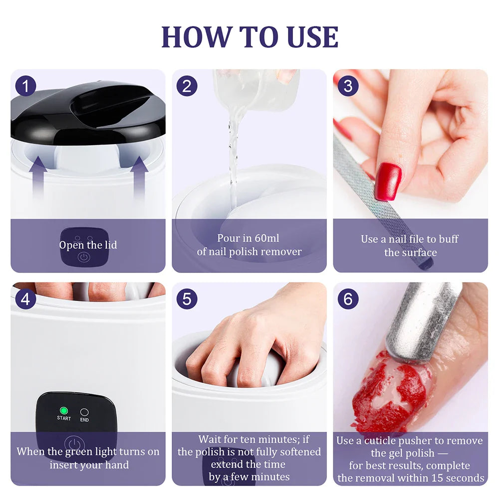 Electric Nail Polish Removal Steamer