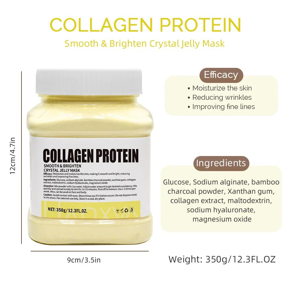 350g Jelly Mask Powder – Rose & Lavender Crystal Collagen Facial Mask