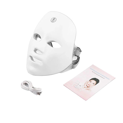 7 Colors Photon Facial LED Mask – Face & Neck Beauty Treatment