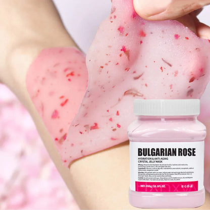 350g Jelly Mask Powder – Rose & Lavender Crystal Collagen Facial Mask