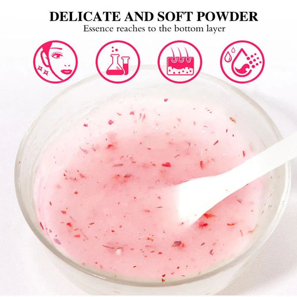 350g Jelly Mask Powder – Rose & Lavender Crystal Collagen Facial Mask