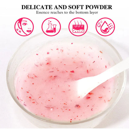 350g Jelly Mask Powder – Rose & Lavender Crystal Collagen Facial Mask