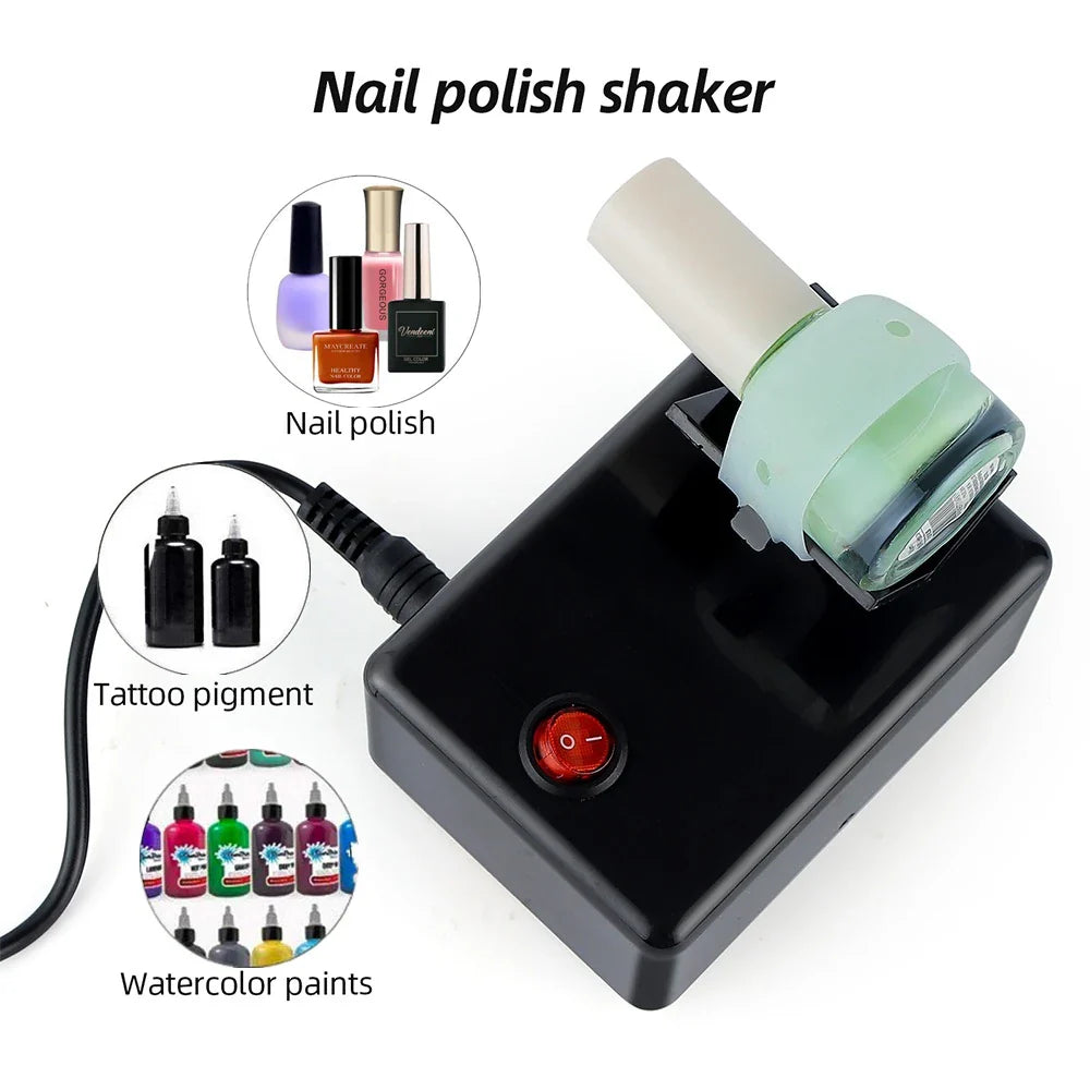 Electric Nail Polish Shaker – Gel Polish, Ink & Paint Mixing Machine