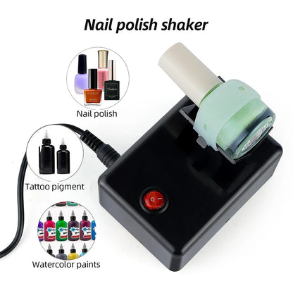 Electric Nail Polish Shaker – Gel Polish, Ink & Paint Mixing Machine