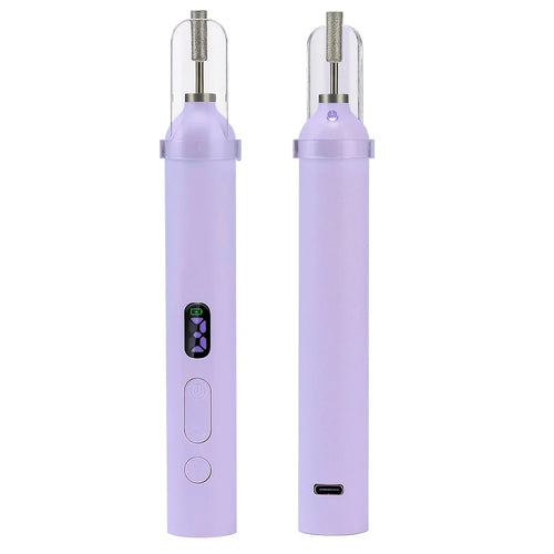 Wireless Mini Nail Drill Pen – 2-in-1 UV Lamp & Manicure Tool